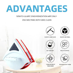 Magnetic Double-Sided Window Cleaner - Premium