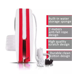Magnetic Double-Sided Window Cleaner - Premium