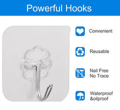 Strong Adhesive Steel Hook