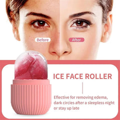 Reusable Silicone Ice Cube Massager - Ice Roller for Face