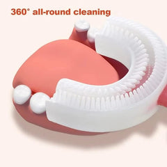 U-Shaped Kids Toothbrush - Daily Dental Care