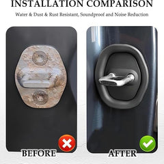 Premium Silicone Car Door Latch Protector Covers