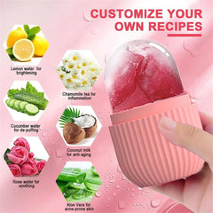 Reusable Silicone Ice Cube Massager - Ice Roller for Face