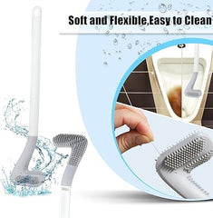 Multipurpose Silicone Toilet Brush - Golf Shape Design